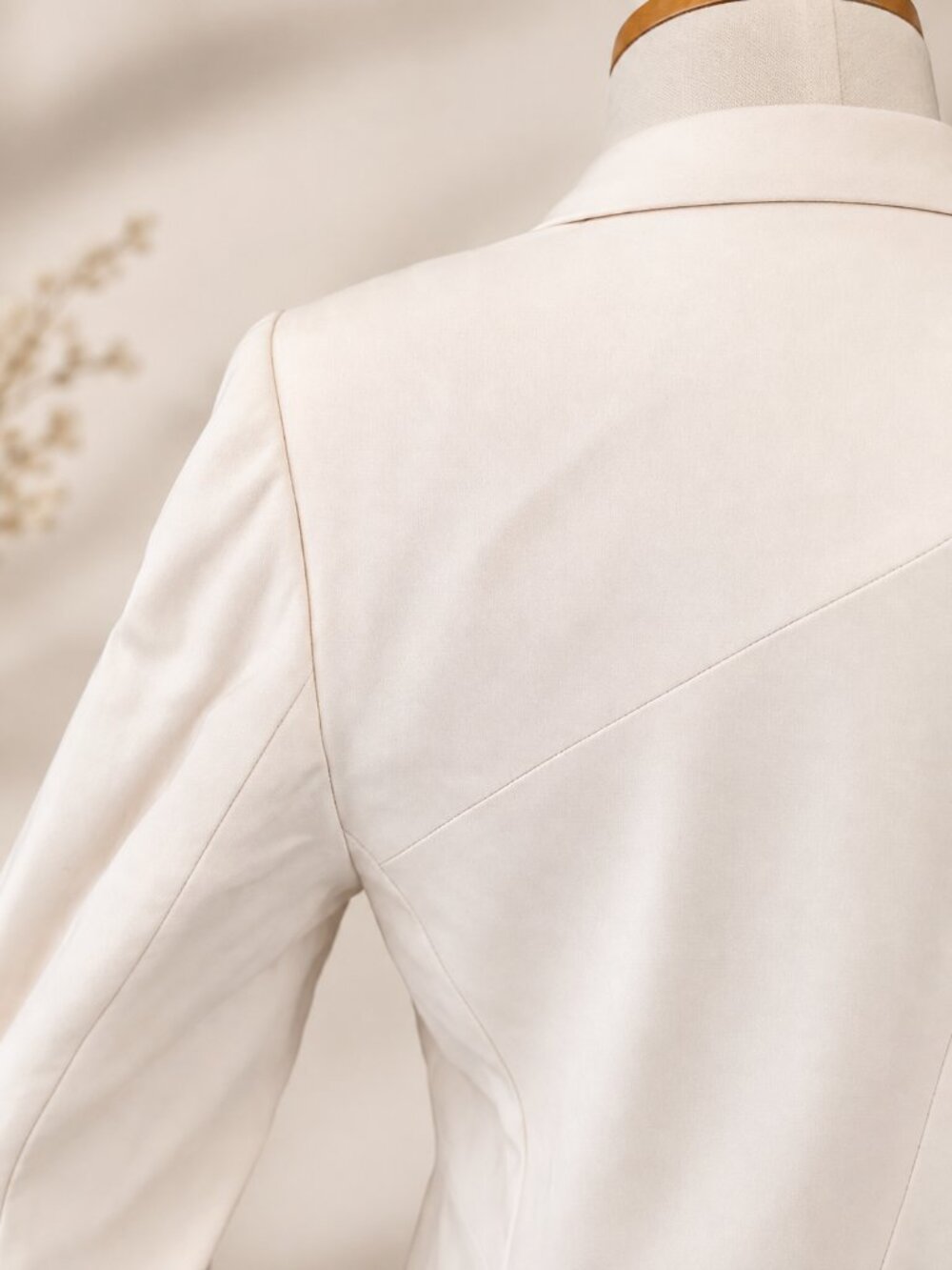 J’s Exte Ivory Tailored Blazer Jacket Made in Italy Size 32/46 - Picture 12 of 13